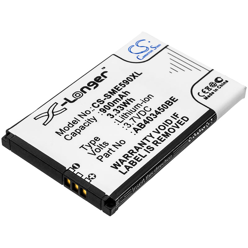 Replacement Battery for Samsung SGH-E590 – Mobile, SmartPhone – 900mAh / 3.7V - image 1