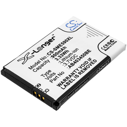 Replacement Battery for Samsung SGH-E590 – Mobile, SmartPhone – 900mAh / 3.7V - image 1