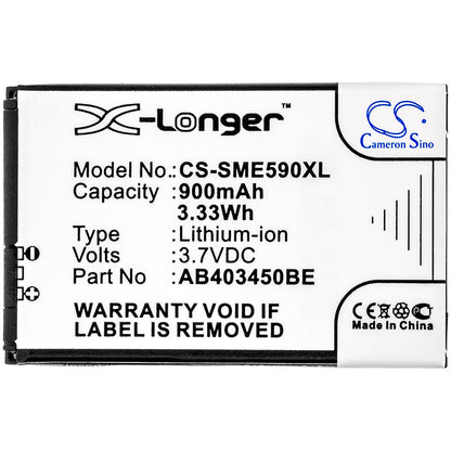 Replacement Battery for Samsung SGH-E590 – Mobile, SmartPhone – 900mAh / 3.7V - image 3