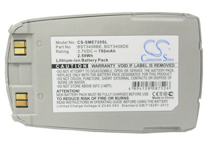 Replacement Battery for Samsung SGH-E720 – Mobile, SmartPhone – 700mAh / 3.7V - image 5