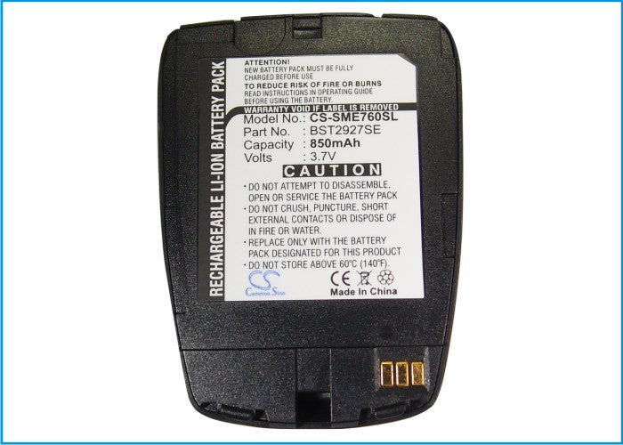 Replacement Battery for Samsung E760 – Mobile, SmartPhone – 600mAh / 3.7V - image 4