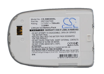Replacement Battery for Samsung SGH-E800 – Mobile, SmartPhone – 700mAh / 3.7V - image 1