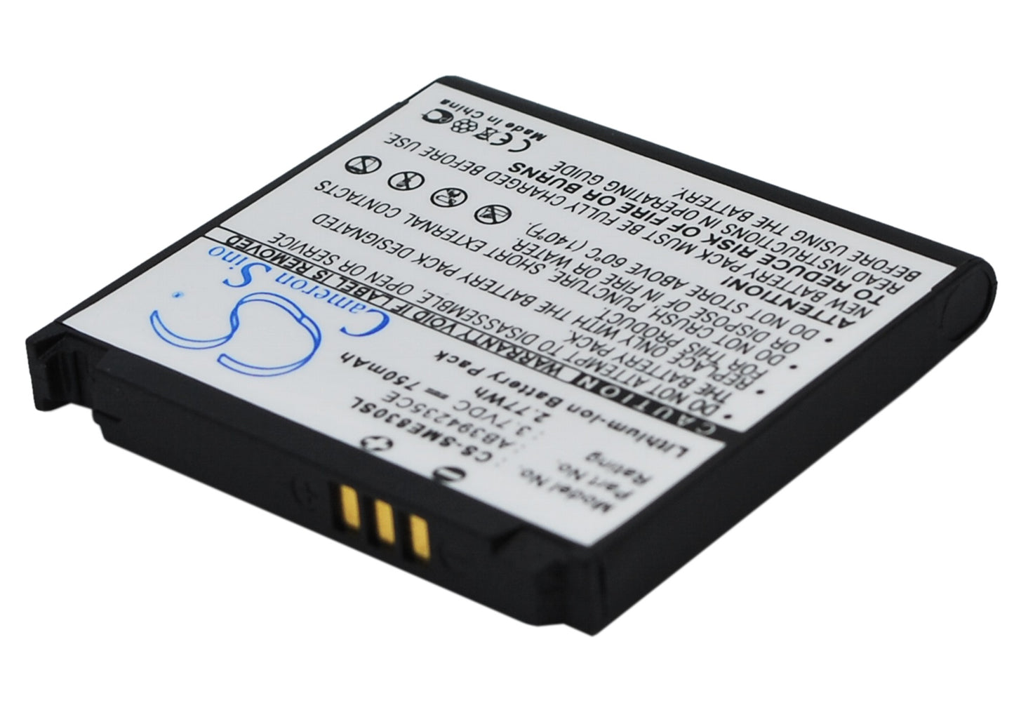 Replacement Battery for Samsung SGH-E830 – Mobile, SmartPhone – 750mAh / 3.7V - image 2