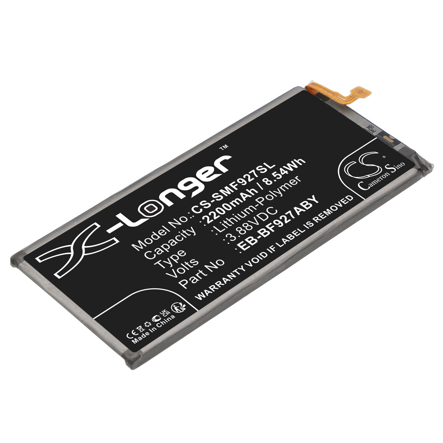 Replacement Battery for Samsung Galaxy Z Fold3 – Mobile, SmartPhone – 2200mAh / 3.88V - image 1