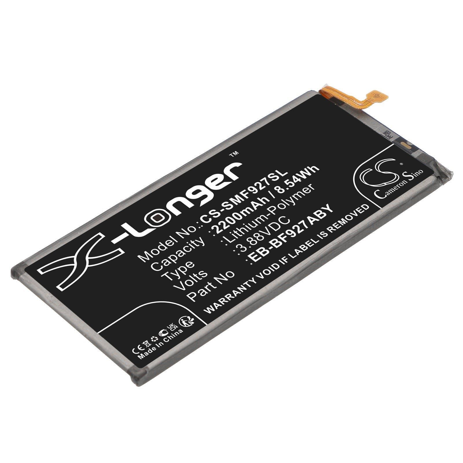 Replacement Battery for Samsung Galaxy Z Fold3 – Mobile, SmartPhone – 2200mAh / 3.88V - image 1