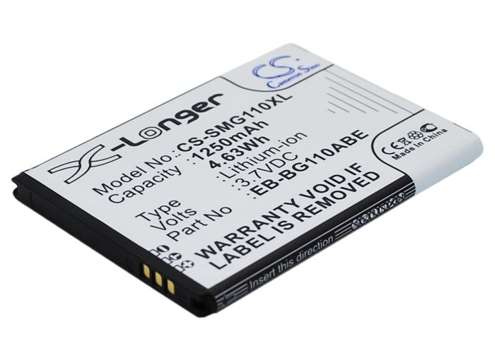 Replacement Battery for Samsung SM-G110 – Mobile, SmartPhone – 1250mAh / 3.7V - image 1