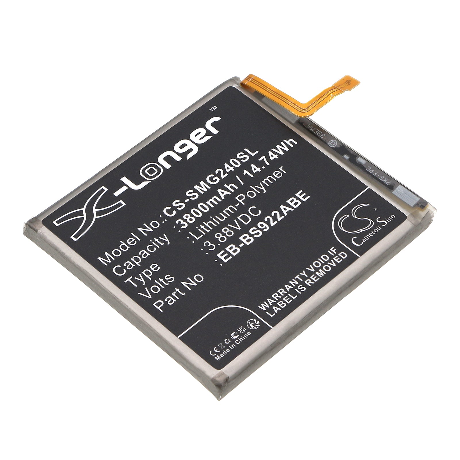 Replacement Battery for Samsung Galaxy S24 – Mobile, SmartPhone – 3800mAh / 3.88V - image 1