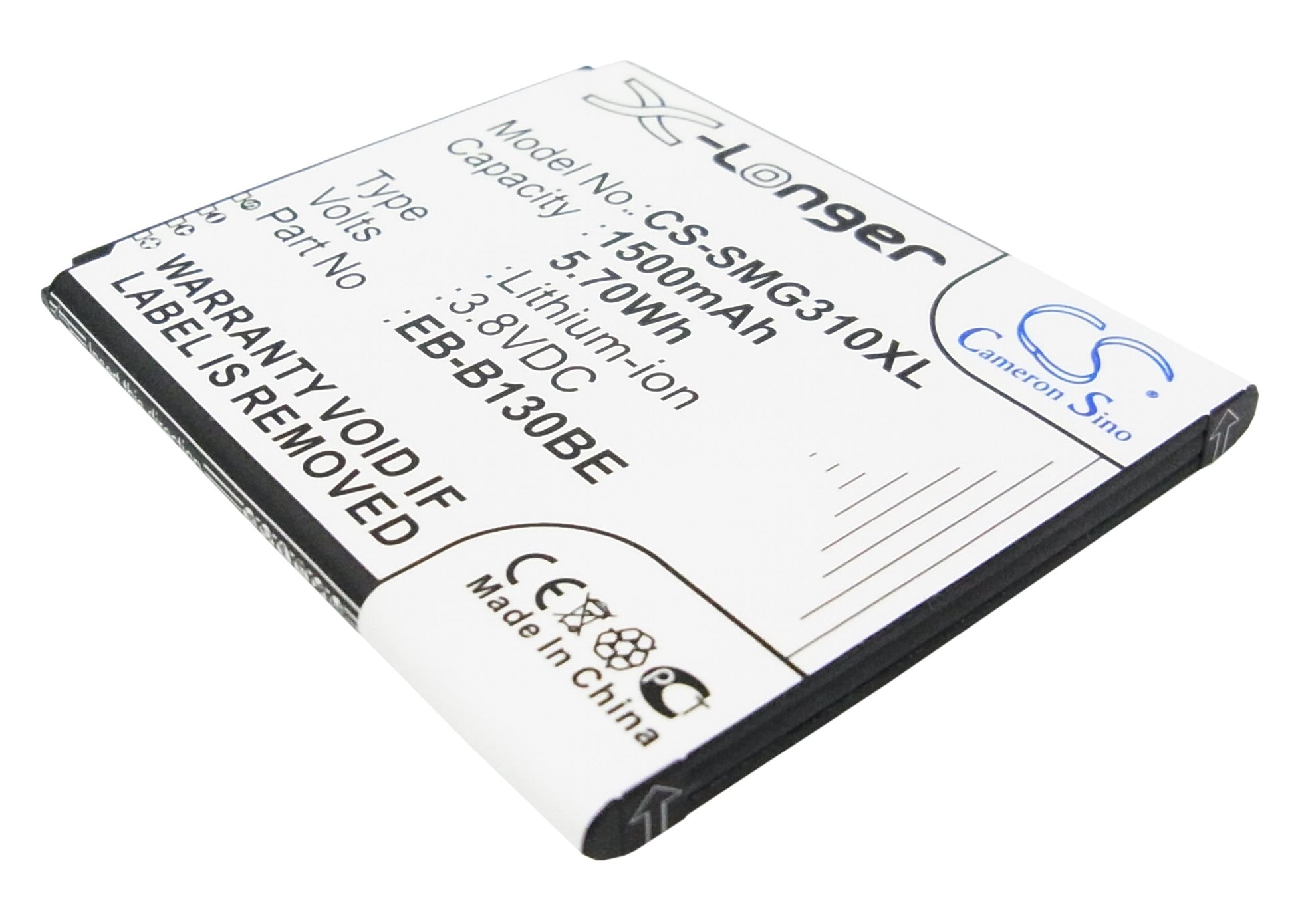 Replacement Battery for Samsung SM-G310 – Mobile, SmartPhone – 1500mAh / 3.8V - image 1