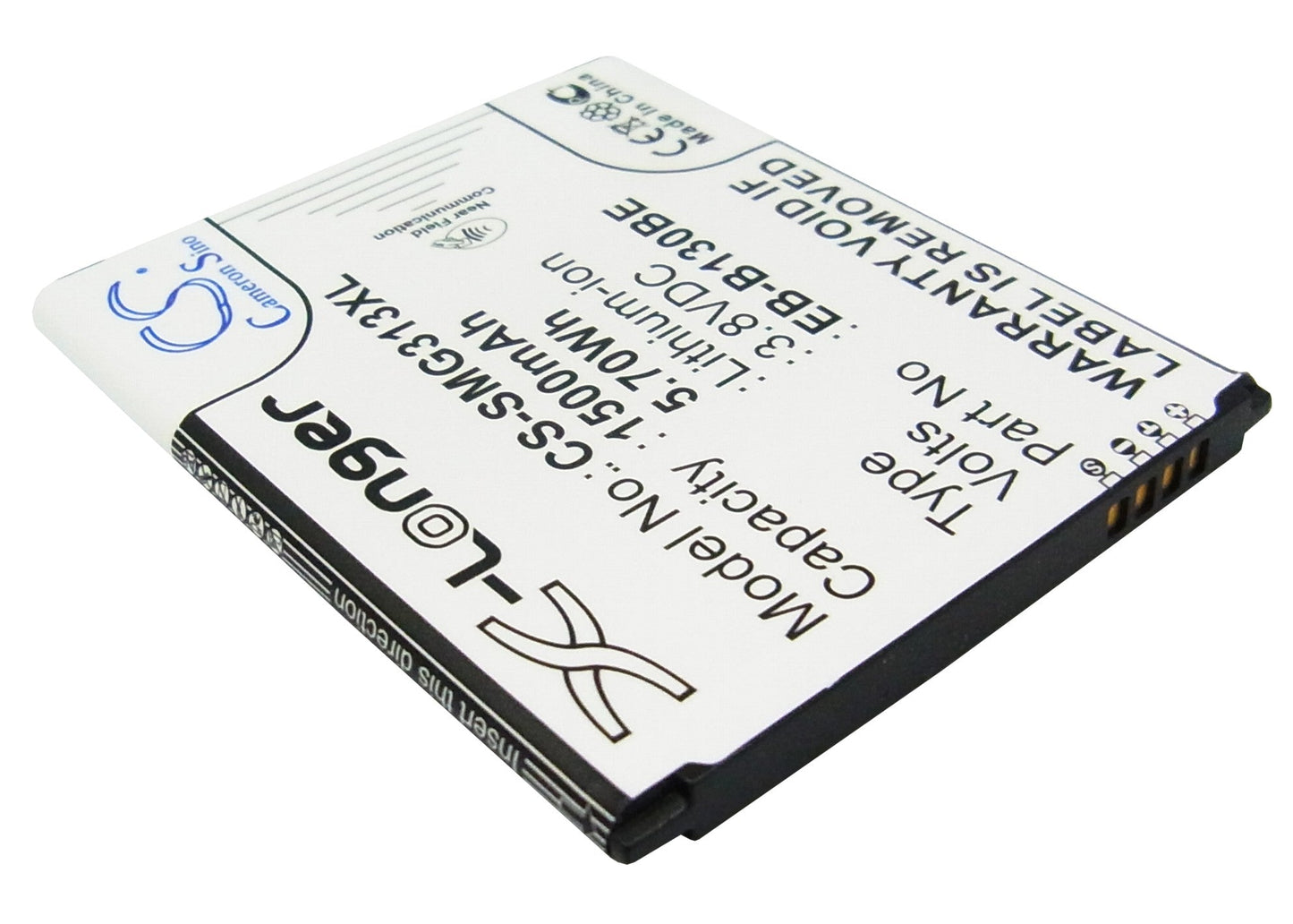 Replacement Battery for Samsung  Galaxy Ace 4 3G – Mobile, SmartPhone – 1500mAh / 5.70Wh / 3.8V