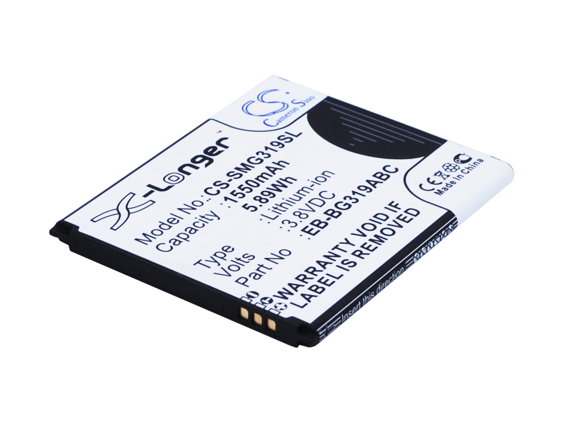 Replacement Battery for Samsung SM-G3139D – Mobile, SmartPhone – 1550mAh / 3.8V - image 1