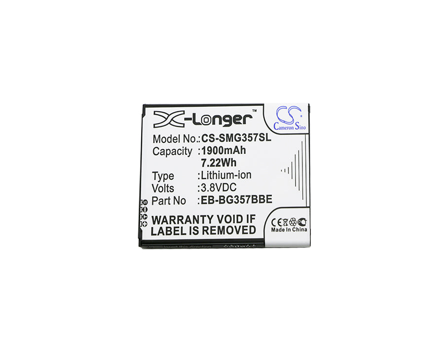 Replacement Battery for Samsung  Galaxy Ace 4 LTE – Mobile, SmartPhone – 1900mAh / 7.22Wh / 3.8V