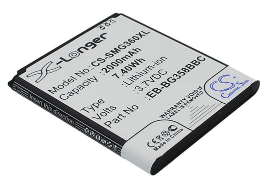 Replacement Battery for Samsung SM-G3588 – Mobile, SmartPhone – 2000mAh / 3.7V - image 1