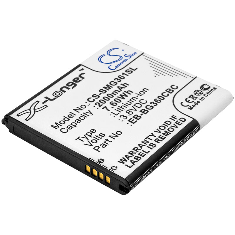 Replacement Battery for Samsung Galaxy J2 – Mobile, SmartPhone – 2000mAh / 3.8V - image 1