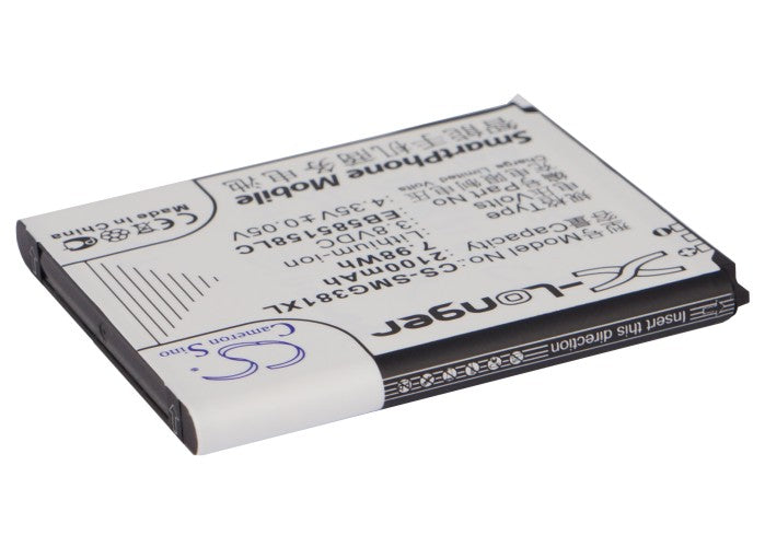 Replacement Battery for Samsung  Galaxy Win Pro – Mobile, SmartPhone – 2100mAh / 7.98Wh / 3.8V