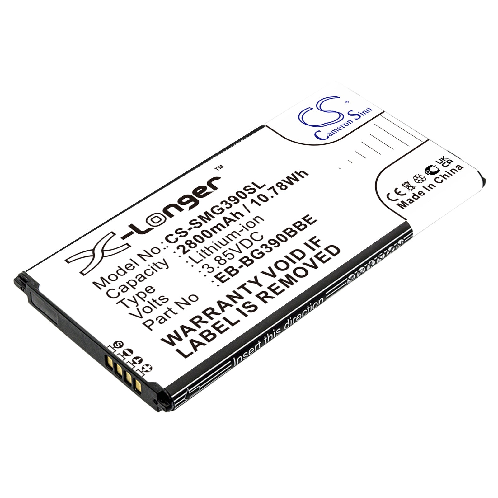 Replacement Battery for Samsung Galaxy Xcover 4 – Mobile, SmartPhone – 2800mAh / 3.85V - image 1