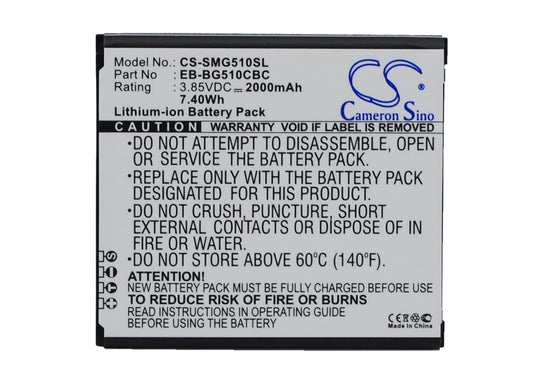 Replacement Battery for Samsung Galaxy Core Max – Mobile, SmartPhone – 2000mAh / 3.85V - image 1
