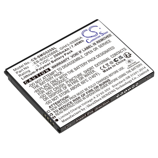 Replacement Battery for Samsung Galaxy XCover 5 2021 – Mobile, SmartPhone – 2000mAh / 3.7V - image 1