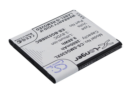 Replacement Battery for Samsung  Emerge J3 – Mobile, SmartPhone – 2600mAh / 9.88Wh / 3.8V