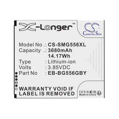 Replacement Battery for Samsung Galaxy XCover7 5G – Mobile, SmartPhone – 3680mAh / 3.85V