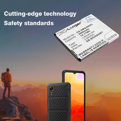 Replacement Battery for Samsung Galaxy XCover7 5G – Mobile, SmartPhone – 3680mAh / 3.85V