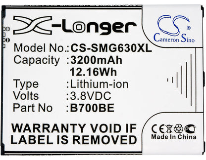 Replacement Battery for Samsung  Galaxy Mega 6.3 – Mobile, SmartPhone – 3200mAh / 12.16Wh / 3.8V