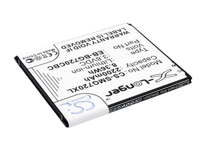 Replacement Battery for Samsung  Galaxy Grand 3 – Mobile, SmartPhone – 2200mAh / 8.36Wh / 3.8V