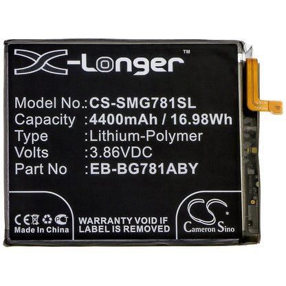 Replacement Battery for Samsung  Galaxy S20 Fan Edition – Mobile, SmartPhone – 4400mAh / 16.98Wh / 3.86V