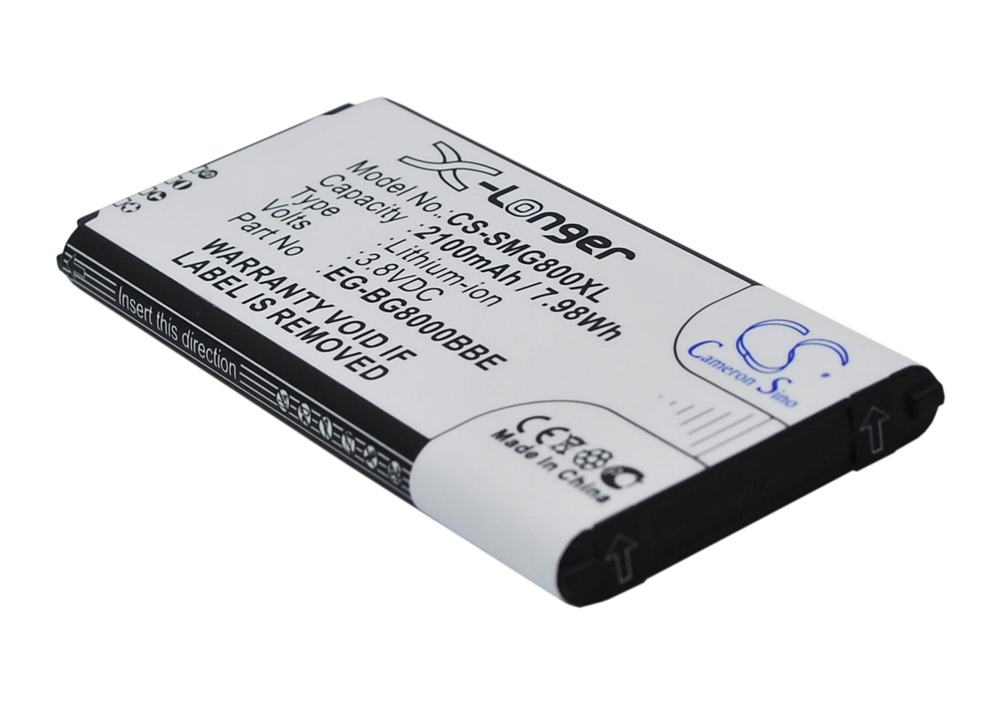 Replacement Battery for Samsung  Galaxy S5 Dx – Mobile, SmartPhone – 2100mAh / 8.09Wh / 3.85V