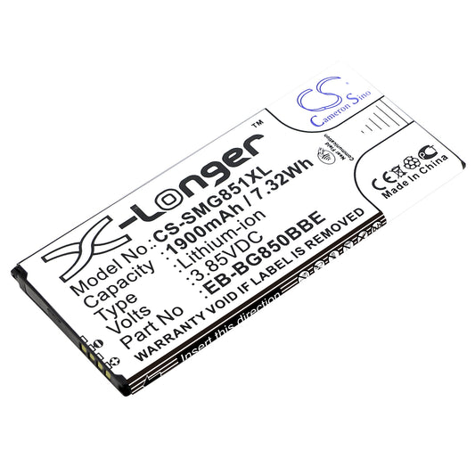 Replacement Battery for Samsung Galaxy Alpha – Mobile, SmartPhone – 1900mAh / 3.85V - image 1