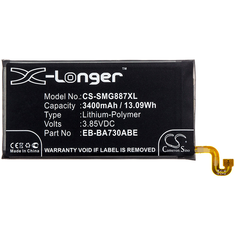 Replacement Battery for Samsung  Galaxy A7 2018 – Mobile, SmartPhone – 3400mAh / 13.09Wh / 3.85V