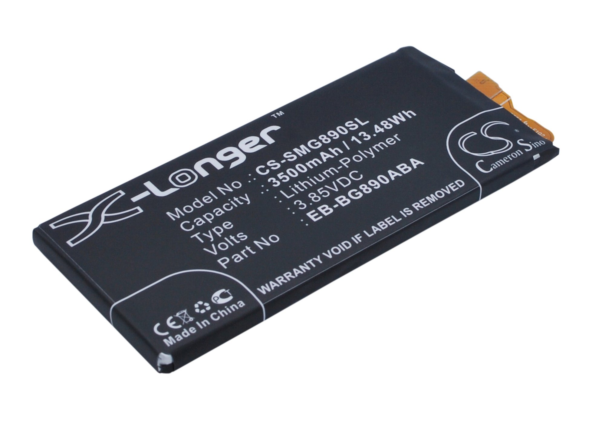 Replacement Battery for Samsung Galaxy S6 Active – Mobile, SmartPhone – 3500mAh / 3.85V - image 1
