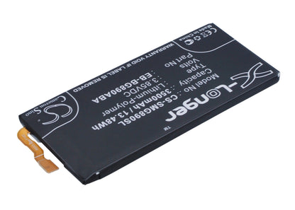 Replacement Battery for Samsung  Galaxy S6 Active – Mobile, SmartPhone – 3500mAh / 13.48Wh / 3.85V