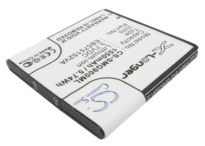 Replacement Battery for AT&T  Captivate – Mobile, SmartPhone – 1550mAh / 5.74Wh / 3.7V
