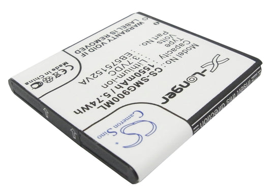 Replacement Battery for NTT Docomo  Galaxy S – Mobile, SmartPhone – 1550mAh / 5.74Wh / 3.7V