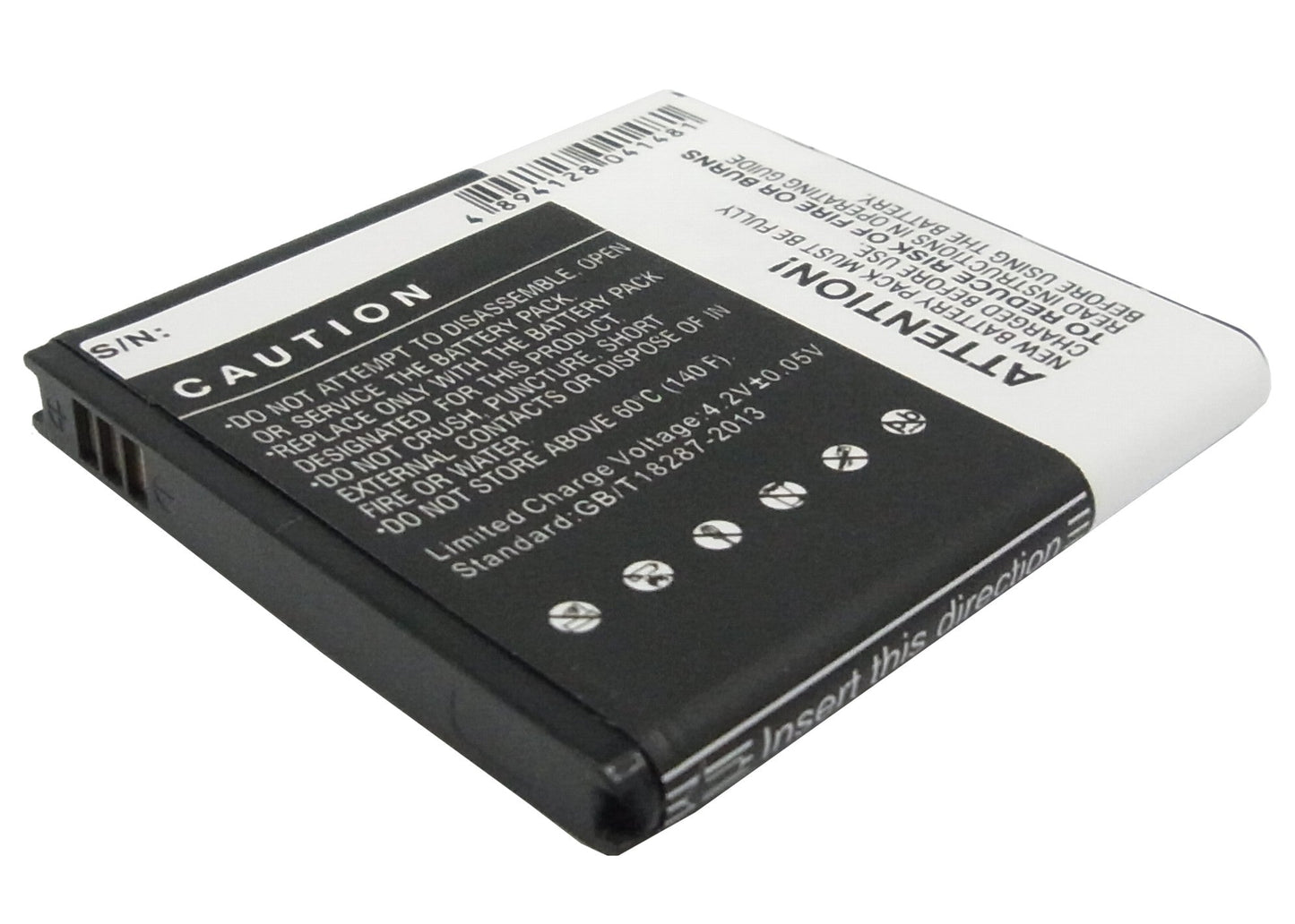 Replacement Battery for NTT Docomo  Galaxy S – Mobile, SmartPhone – 1550mAh / 5.74Wh / 3.7V