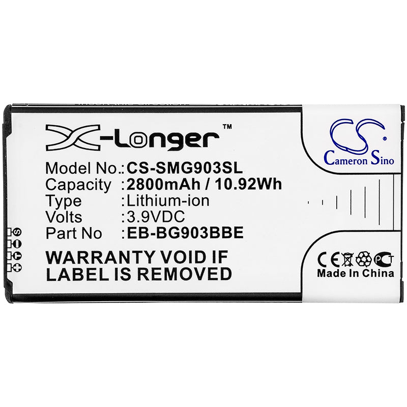 Replacement Battery for Samsung  Galaxy S5 Neo – Mobile, SmartPhone – 2800mAh / 10.92Wh / 3.9V