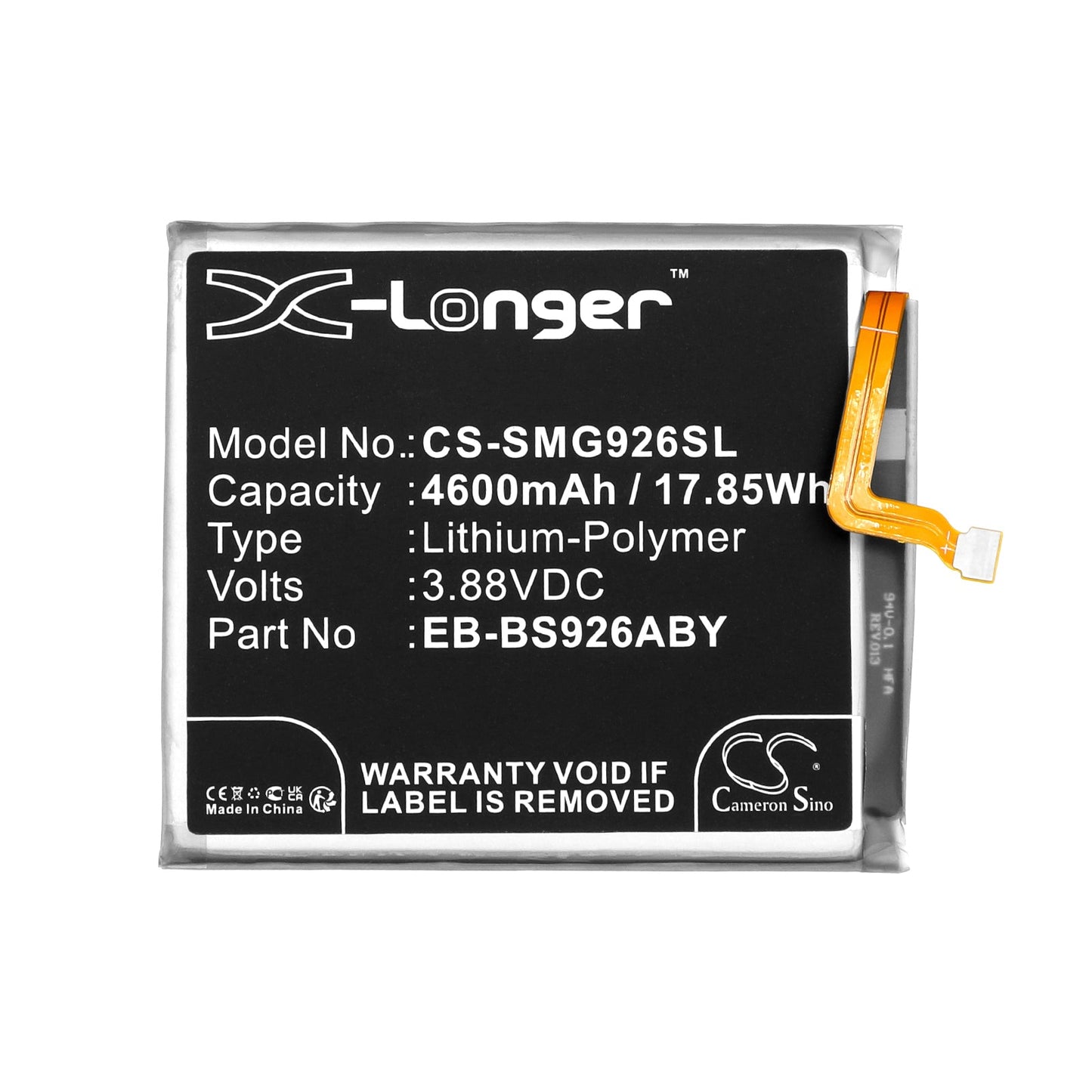 Replacement Battery for Samsung  Galaxy S24 Plus – Mobile, SmartPhone – 4600mAh / 17.85Wh / 3.88V