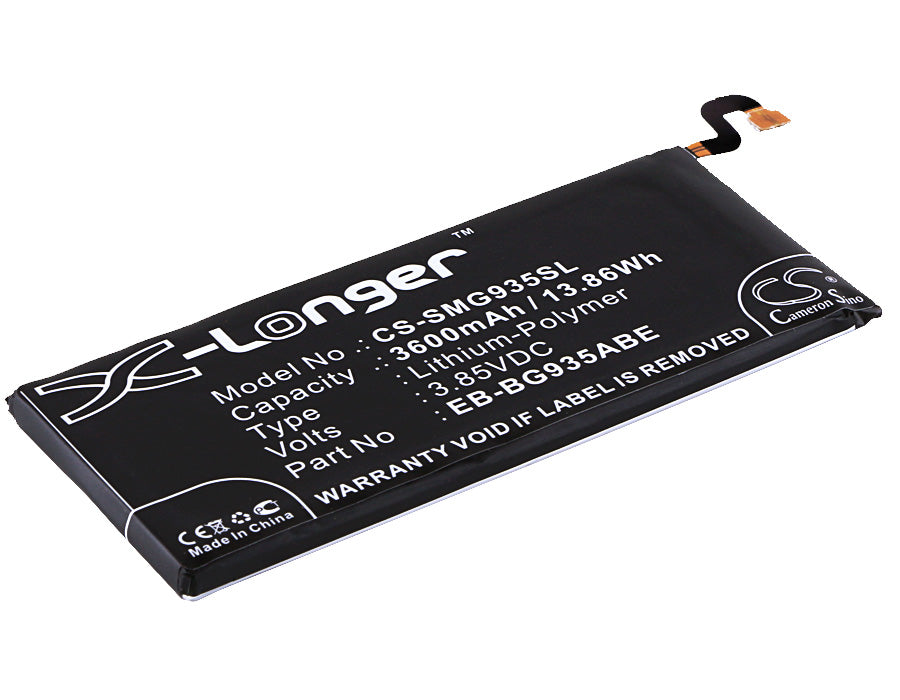 Replacement Battery for Samsung Galaxy S7 Edge – Mobile, SmartPhone – 3600mAh / 3.85V - image 1