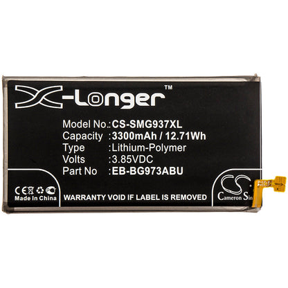 Replacement Battery for Samsung  Galaxy S10 – Mobile, SmartPhone – 3300mAh / 12.71Wh / 3.85V