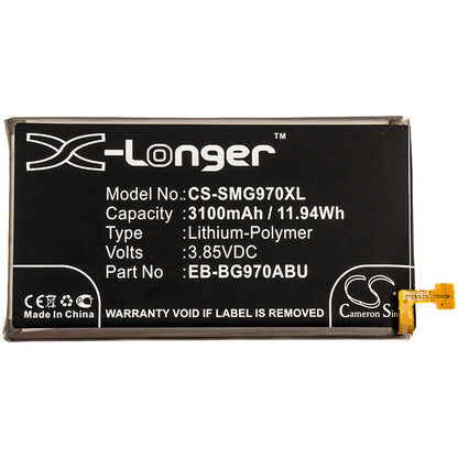 Replacement Battery for Samsung  Galaxy S10E – Mobile, SmartPhone – 3100mAh / 11.94Wh / 3.85V