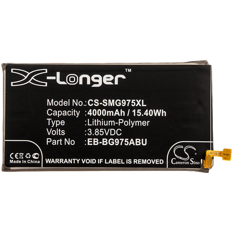 Replacement Battery for Samsung  Galaxy S10 Plus – Mobile, SmartPhone – 4000mAh / 15.40Wh / 3.85V