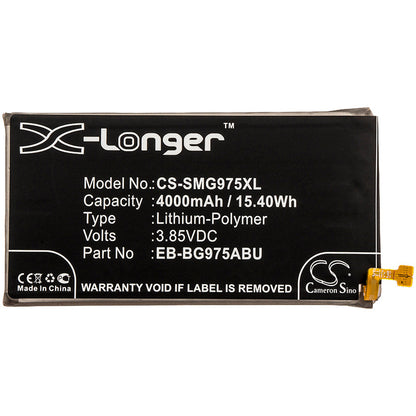 Replacement Battery for Samsung  Galaxy S10 Plus – Mobile, SmartPhone – 4000mAh / 15.40Wh / 3.85V