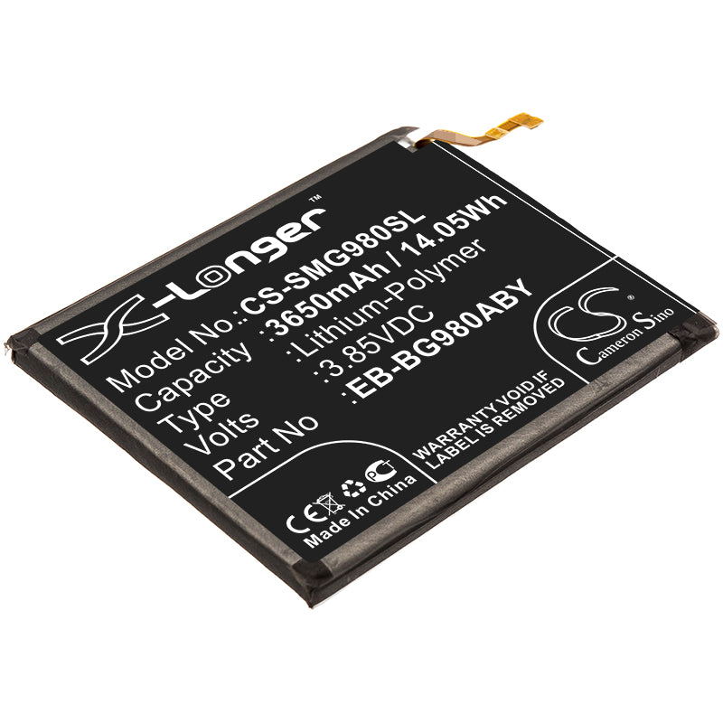 Replacement Battery for Samsung Galaxy S20 – Mobile, SmartPhone – 3650mAh / 3.85V - image 1
