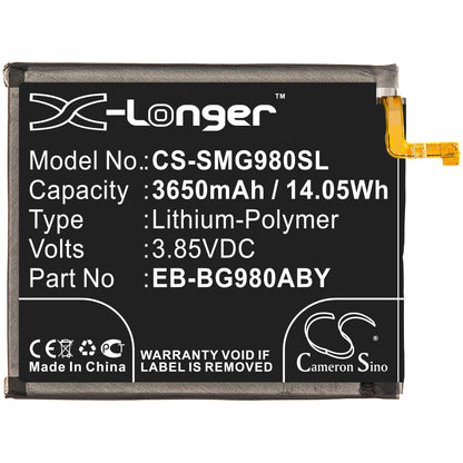 Replacement Battery for Samsung  Galaxy S11e – Mobile, SmartPhone – 3650mAh / 14.05Wh / 3.85V