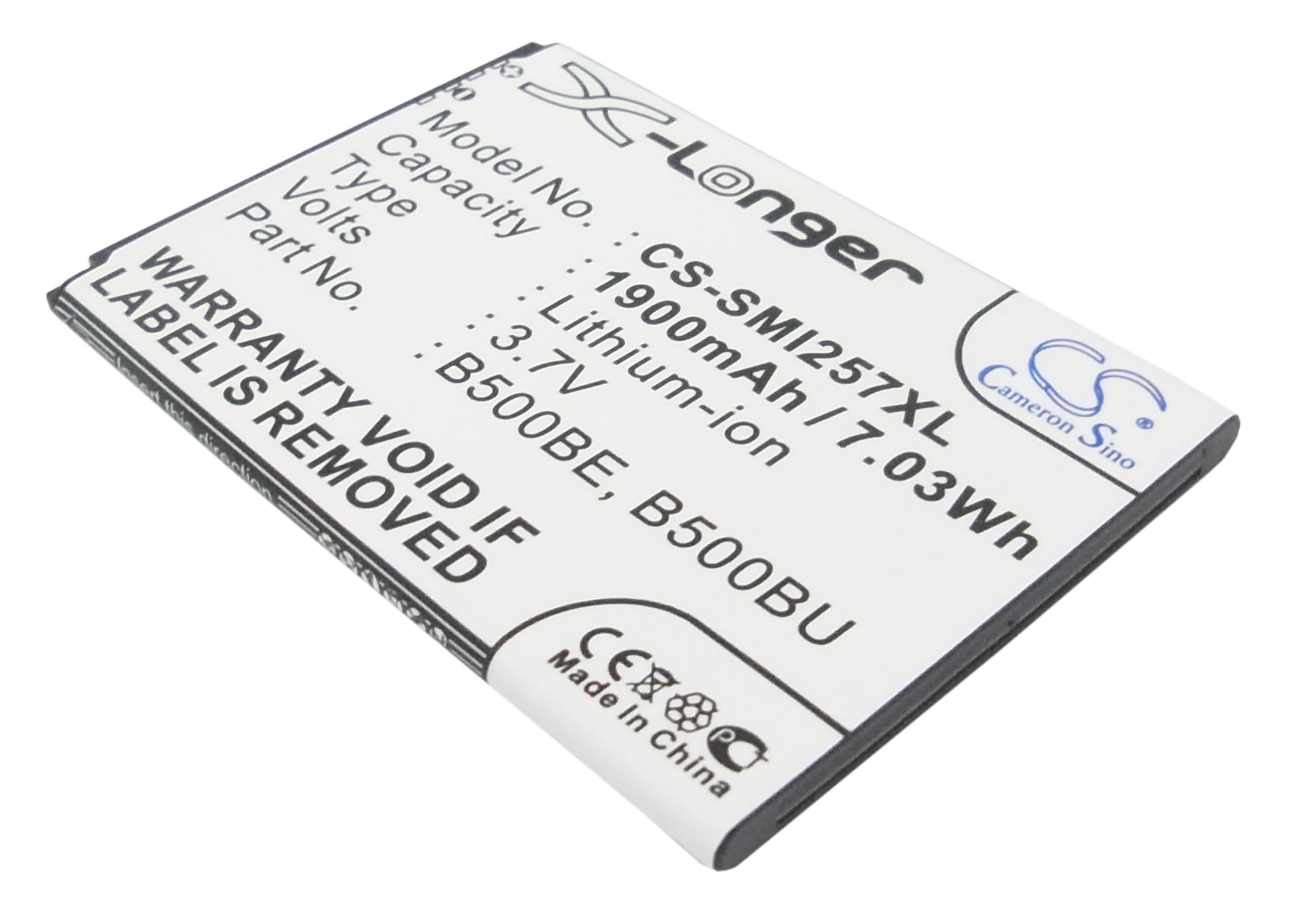 Replacement Battery for Samsung GT-i9190 – Mobile, SmartPhone – 1900mAh / 3.7V - image 1