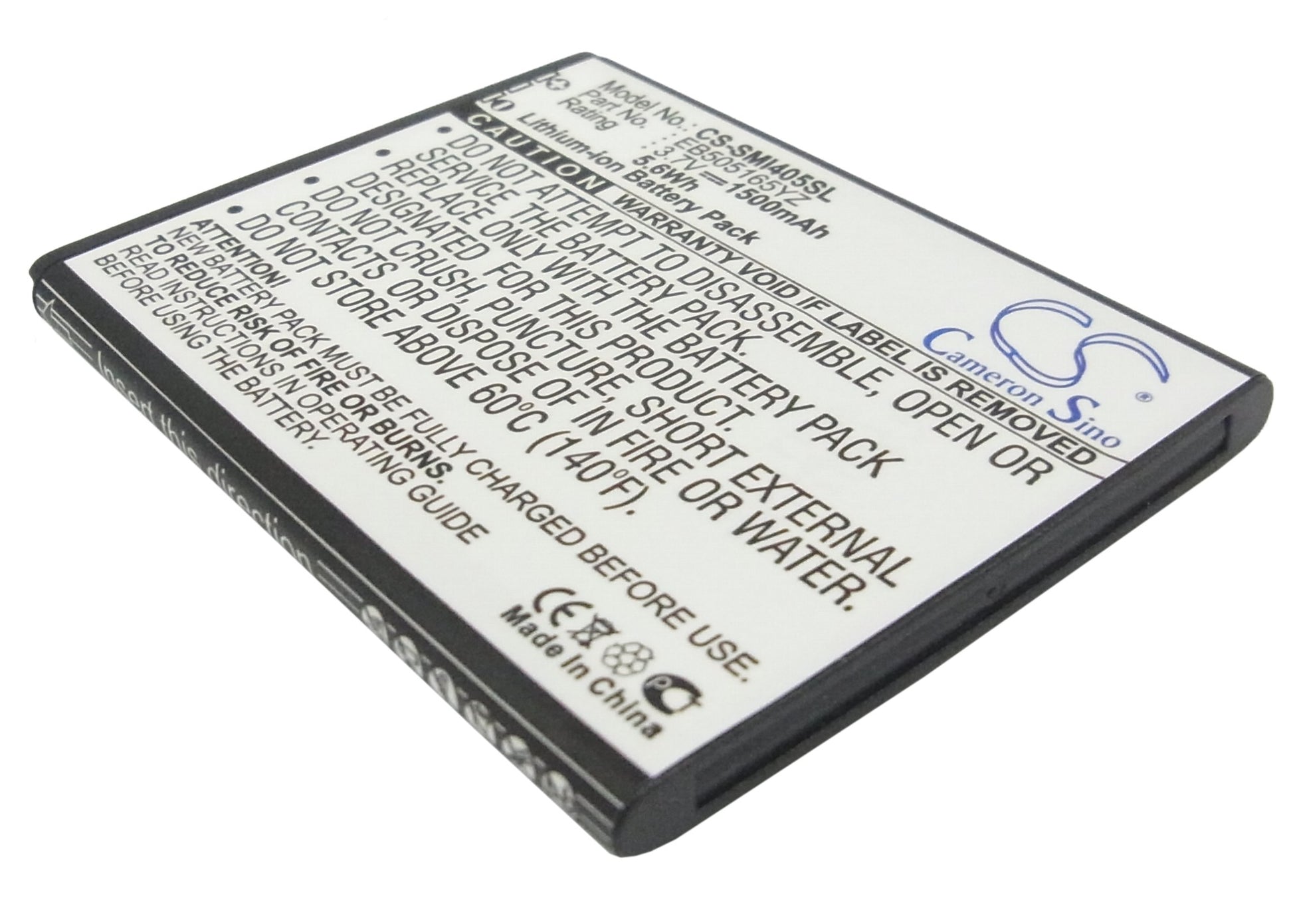 Replacement Battery for Verizon | Samsung Stratosphere i405 – Mobile, SmartPhone – 1500mAh / 3.7V - image 1