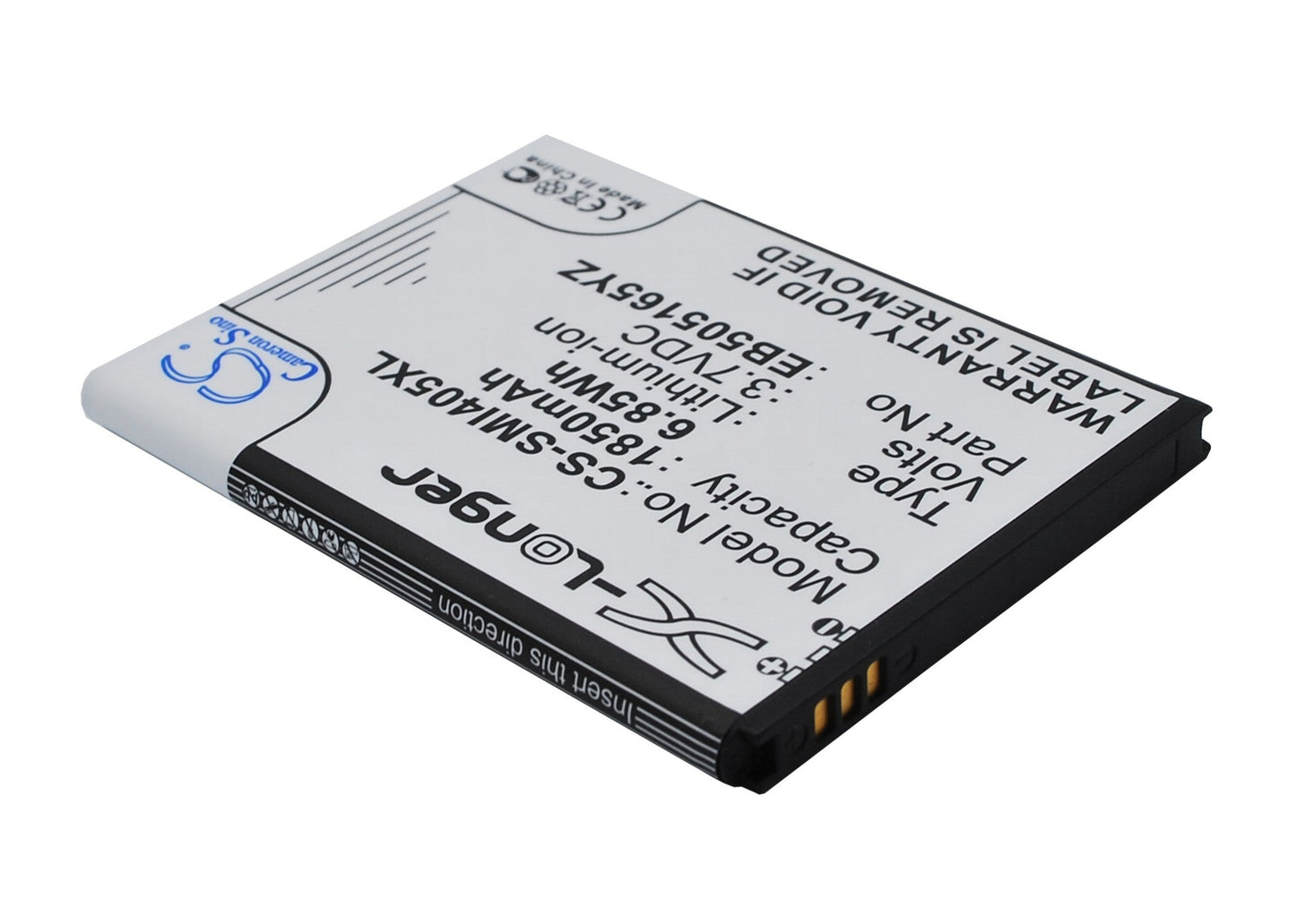 Replacement Battery for Samsung  Aegis – Mobile, SmartPhone – 1850mAh / 6.85Wh / 3.7V
