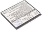 Replacement Battery for AT&T  Galaxy Express – Mobile, SmartPhone – 1500mAh/5.55Wh / 3.7V