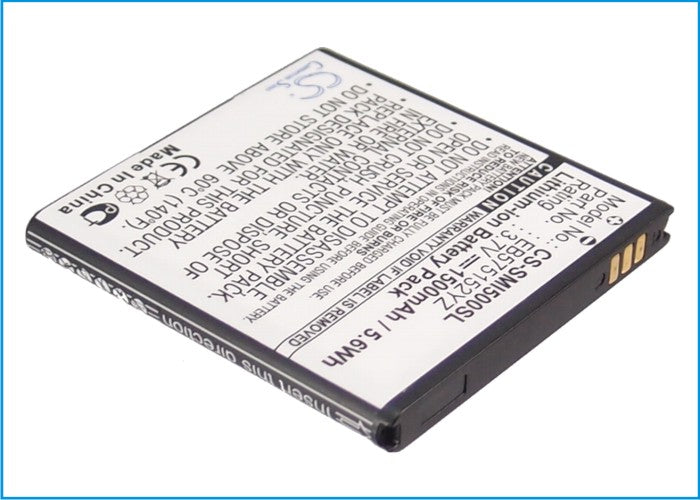 Replacement Battery for Samsung | Verizon SCH-i500 – Mobile, SmartPhone – 1500mAh / 3.7V - image 1