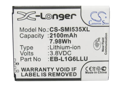Replacement Battery for Sprint  Galaxy S 3 – Mobile, SmartPhone – 2100mAh / 7.98Wh / 3.8V